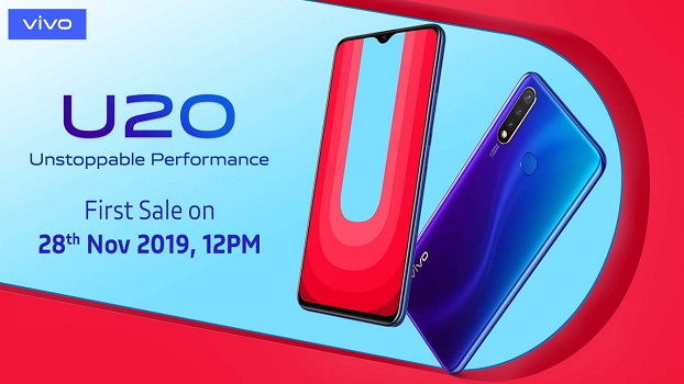 Vivo U20 Launched on Amazon India | What are the Specification of Vivo U20 mobile | Buy from Amazon in India